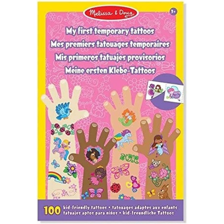 Melissa & Doug My First Temporay Tattoos Pink Pack