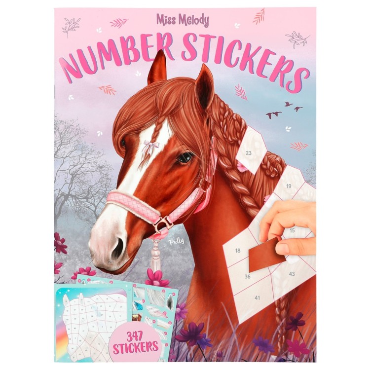 Miss Melody Number Stickers Book