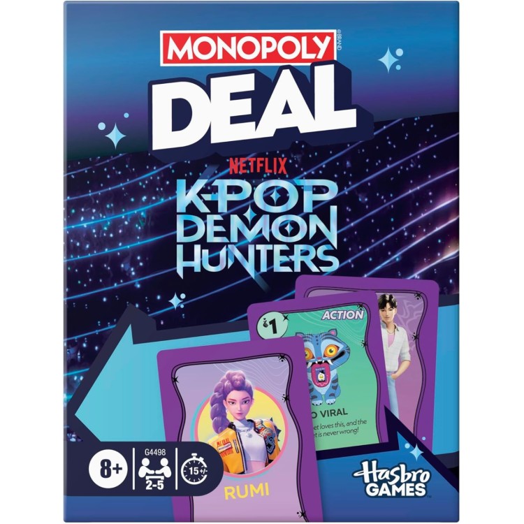 Monopoly Deal K-Pop Demon Hunters Edition
