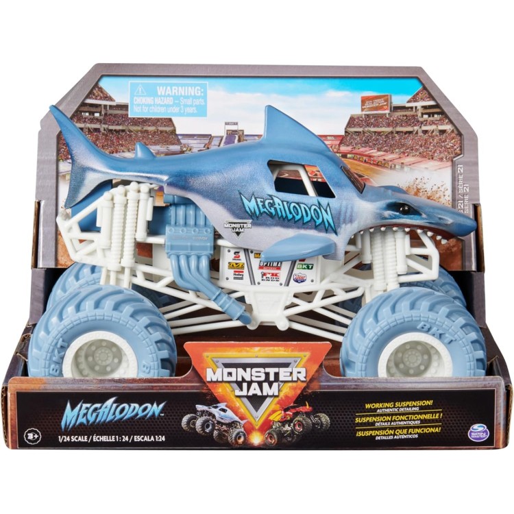 Monster Jam 1:24 True Metal Megalodon