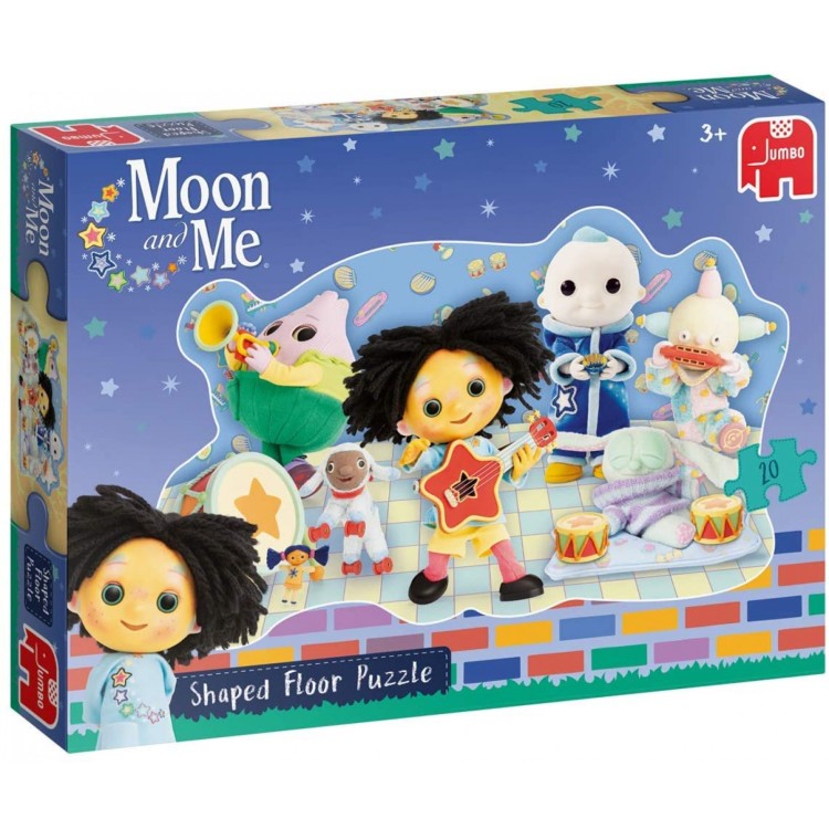 Jumbo Moon and Me Shaped Floor Puzzle 20pc