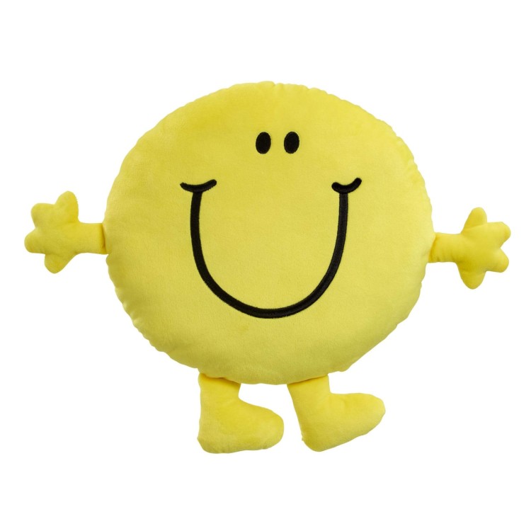 Mr Men & Little Miss - Mr Happy Cushion