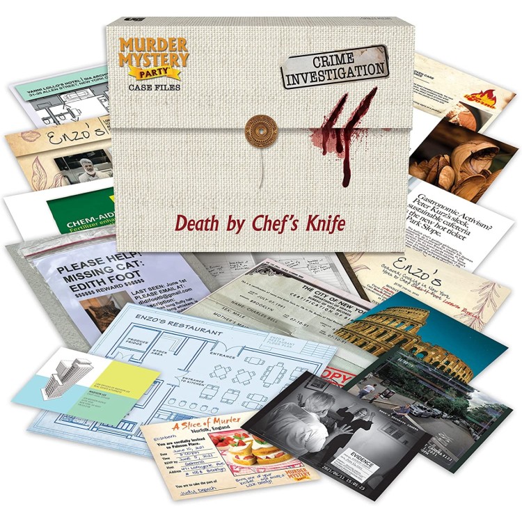 Murder Mystery Party Case Files: Death By Chef's Knife