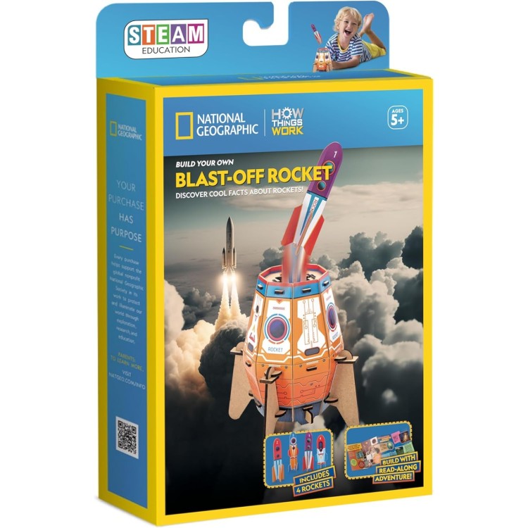 National Geographic Build Your Own Blast-Off Rocket