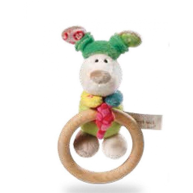 Nici Dog Wooden Grasp Ring 