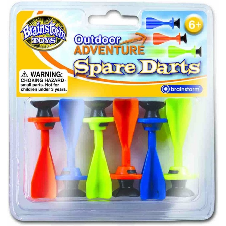 Brainstorm Toys Outdoor Adventure Spare Darts 6 Pack