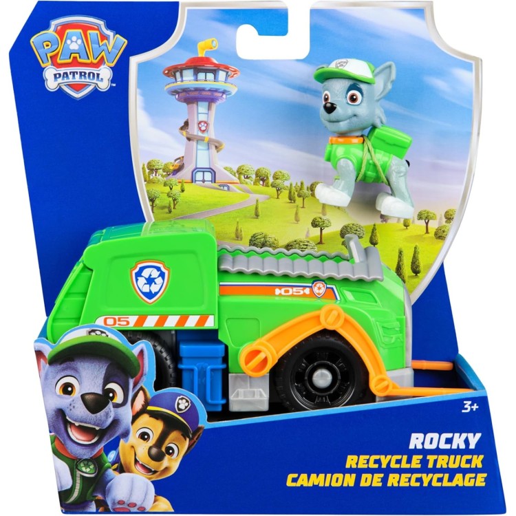 Paw Patrol Basic Vehicle Rocky Recycle Truck