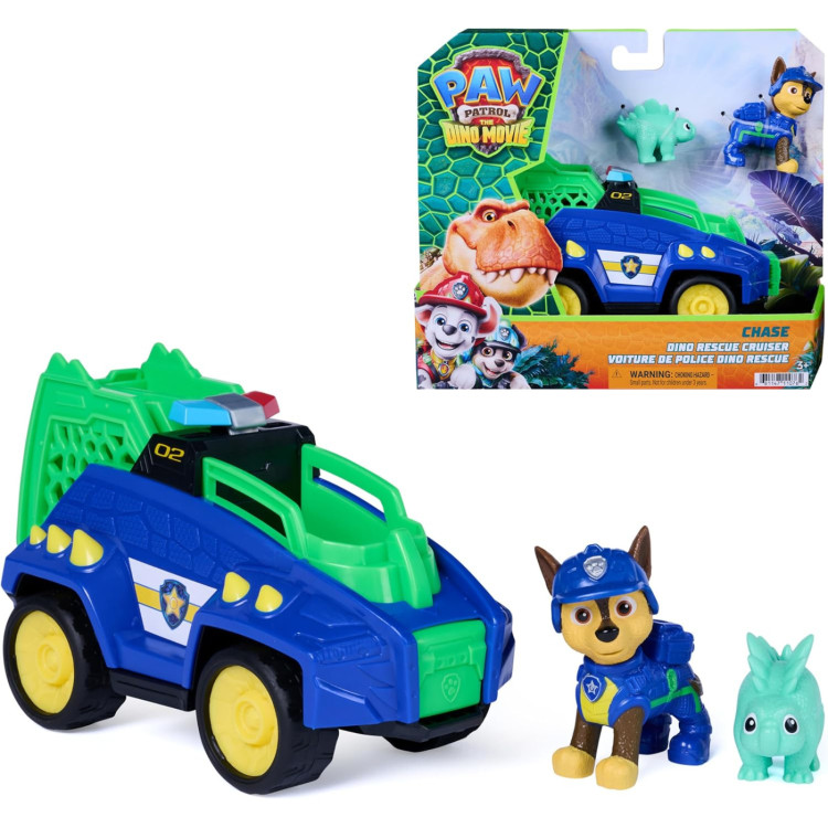 Paw Patrol The Dino Movie Vehicle - Chase Dino Rescue Cruiser