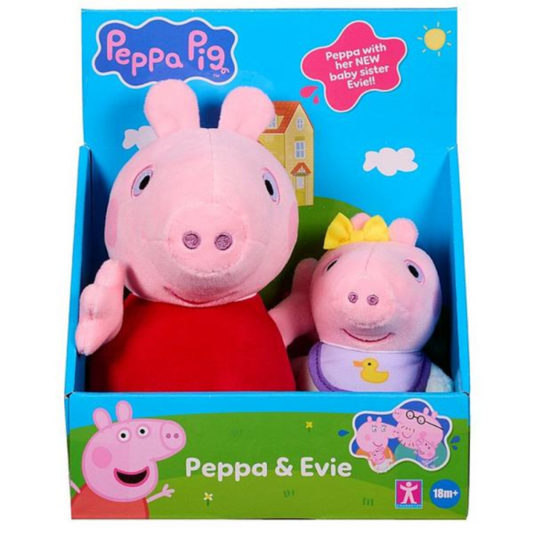 Peppa Pig Peppa & Evie Soft Toy