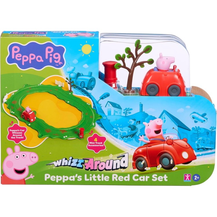 Peppa Pig Whizz Around Peppa's Little Red Car Set