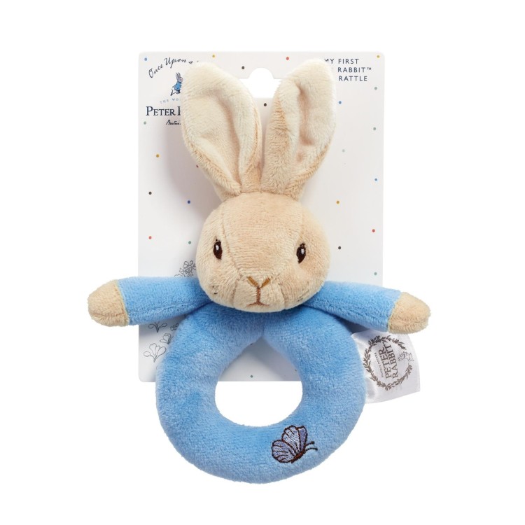 Peter Rabbit My First Peter/Flopsy Ring Rattle