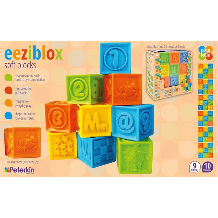 Play & Learn Eeziblox Soft Blocks