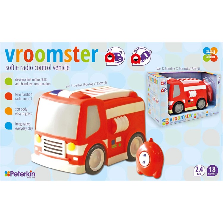 Play & Learn Vroomster R/C Fire Engine