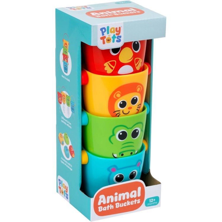 Play Tots Animal Bath Buckets
