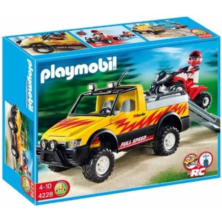 Playmobil 4228 Pick-Up Truck & Quad