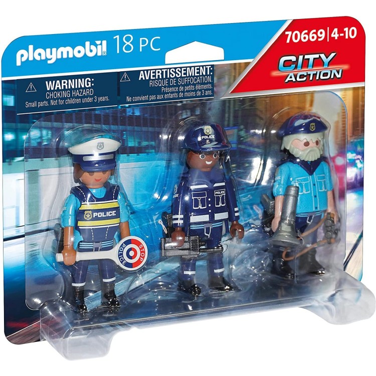 Playmobil 70669 Police Figure Set