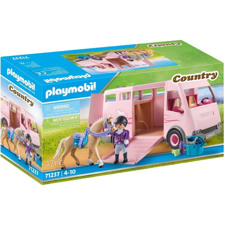 Playmobil 71237 Horse Transporter with Trainer
