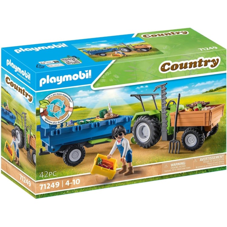 Playmobil 71249 Harvester Tractor & Trailer