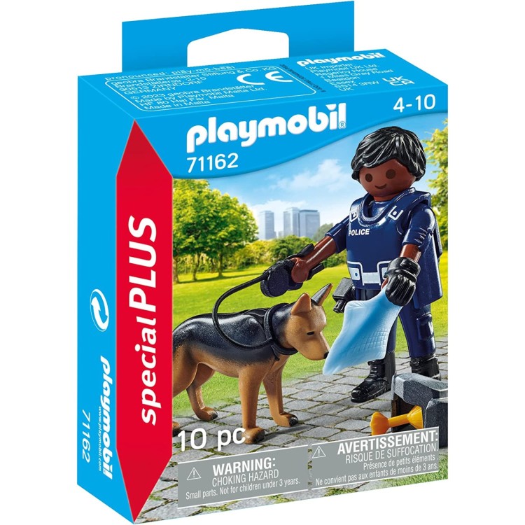 Playmobil Special Plus 71162 Policeman with Dog