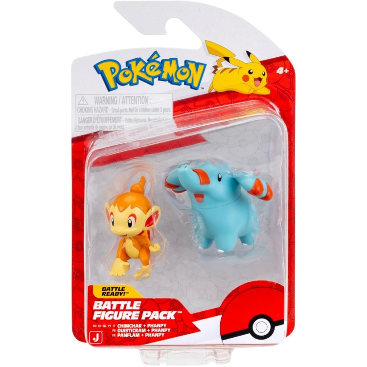 Pokemon Battle Figure Pack - Chimchar & Phanpy