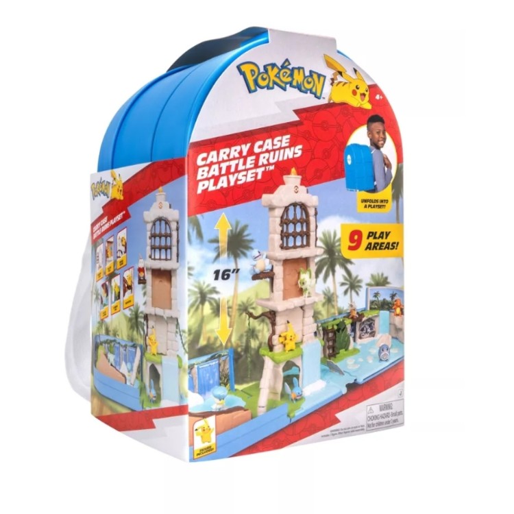 Pokemon Carry Case Battle Ruins Playset