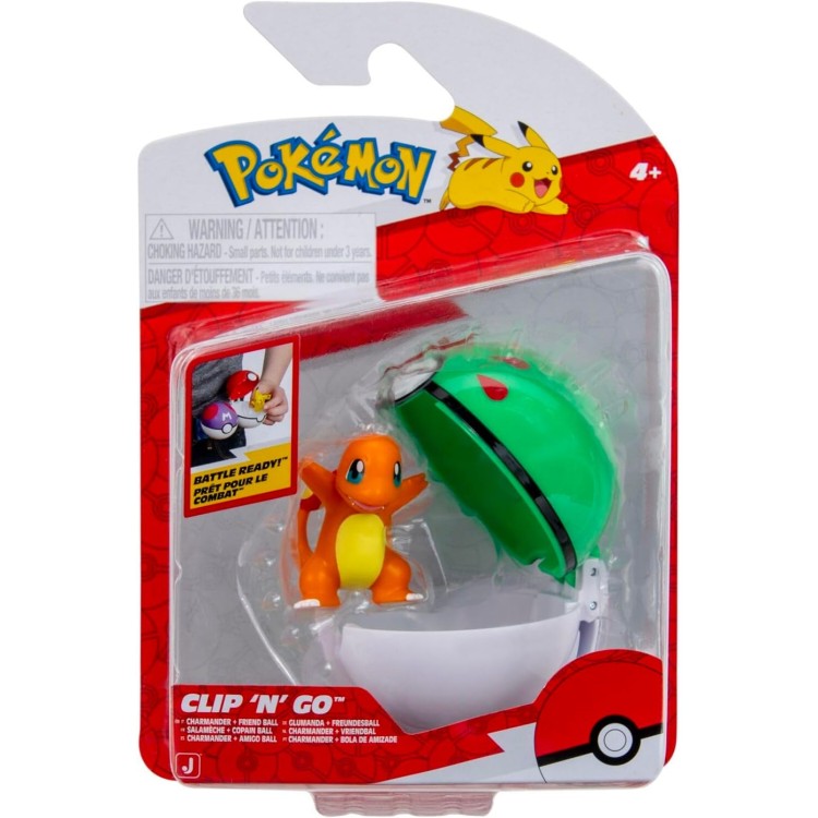 Pokemon Clip N Go Poke Ball - Charmander & Friend Ball