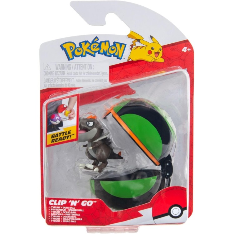 Pokemon Clip N Go Poke Ball - Tyrunt & Dusk Ball
