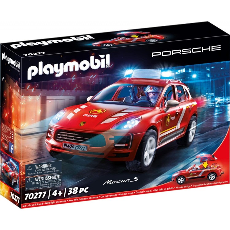 Playmobil 70277 Porsche Macan S Fire Car