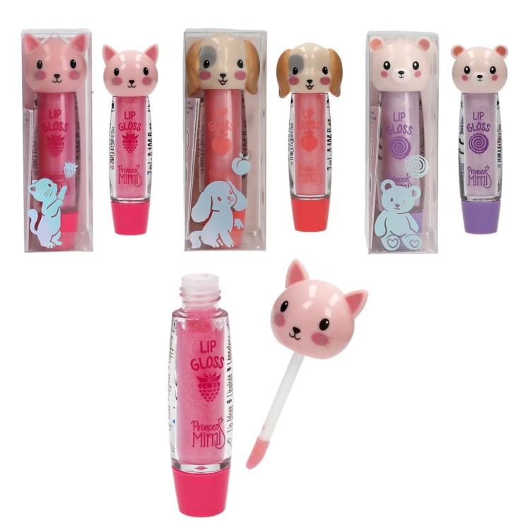 Princess Mimi Lip Gloss with Animal Topper