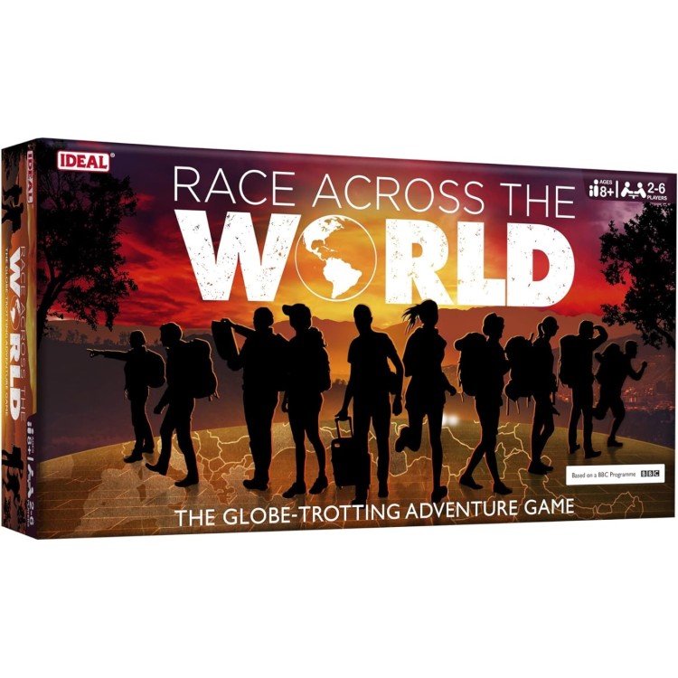 Ideal Race Across the World Board Game