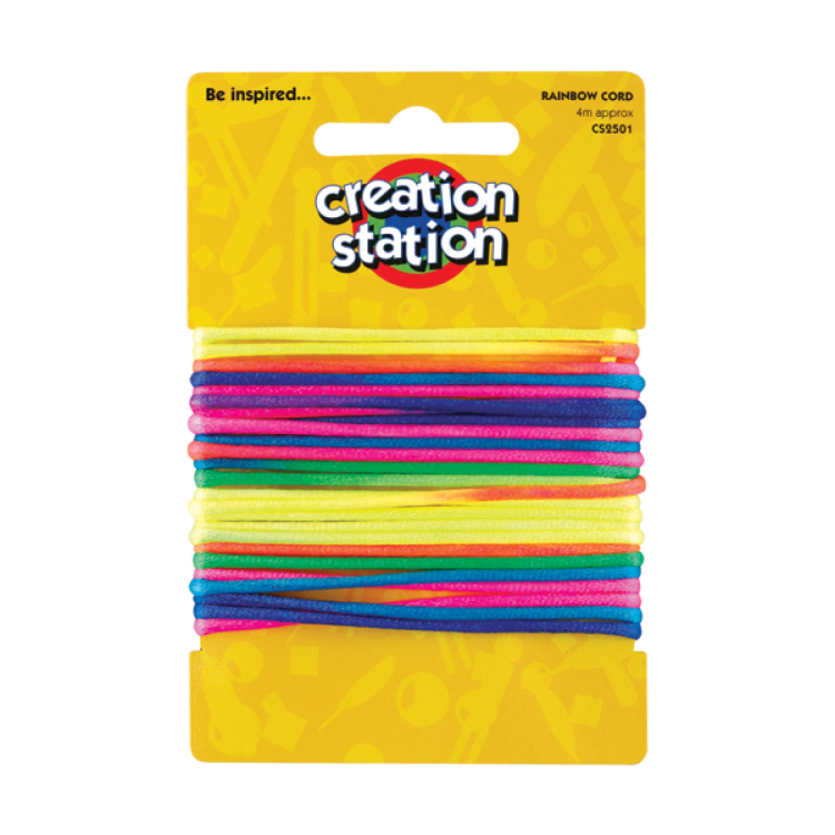 Creation Station Rainbow Elastic Cord