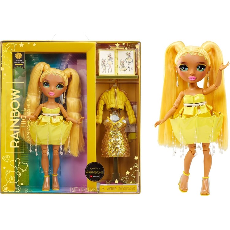 Rainbow High Fantastic Fashion Doll - Sunny Madison