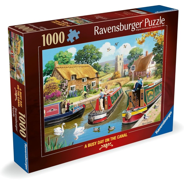 Ravensburger A Busy Day on the Canal 1000pc Puzzle