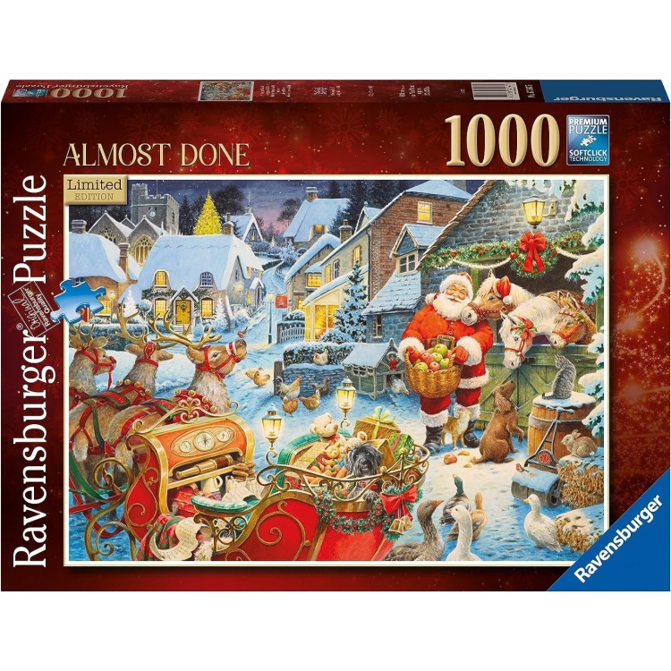 Ravensburger Almost Done 1000pc Christmas Puzzle