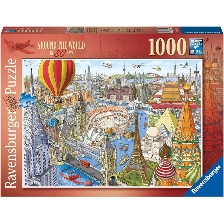 Ravensburger Around The World In 80 Days 1000pc Puzzle
