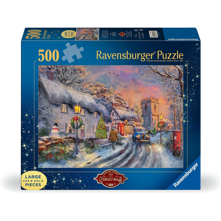 Ravensburger Coming Home for Christmas 500 Large pc Puzzle