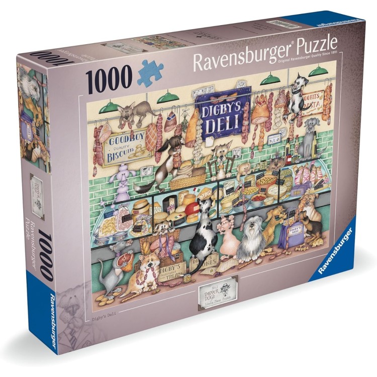 Ravensburger Dapper Dogs No1 Digby's Deli 1000pc Puzzle
