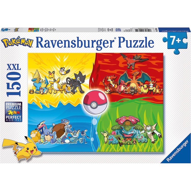 Ravensburger Different Types of Pokemon XXL 150pc Puzzle