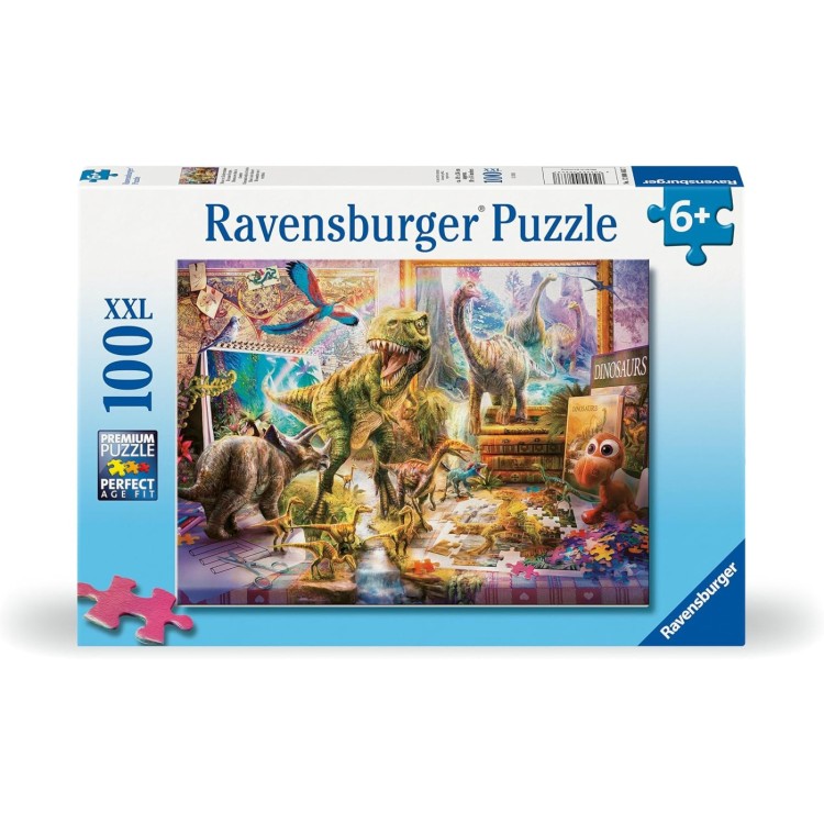 Ravensburger Dinosaur Escape  XXL 100pc Puzzle