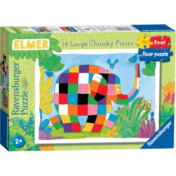 Ravensburger Elmer My First Floor Puzzle 16pc