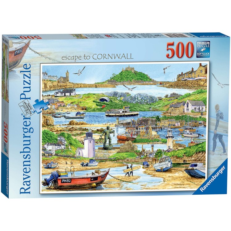 Ravensburger Escape to Cornwall 500pc Puzzle