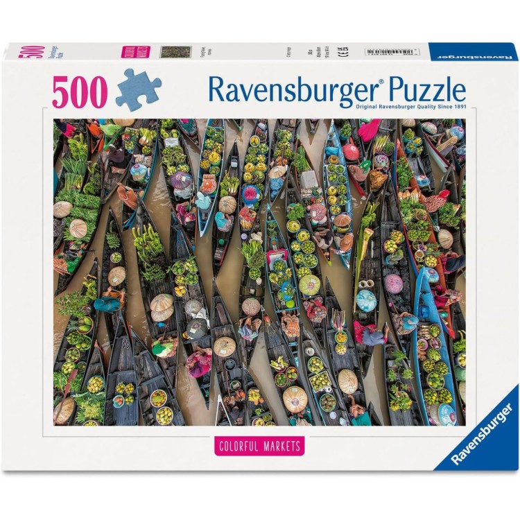Ravensburger Floating Market 500pc Puzzle