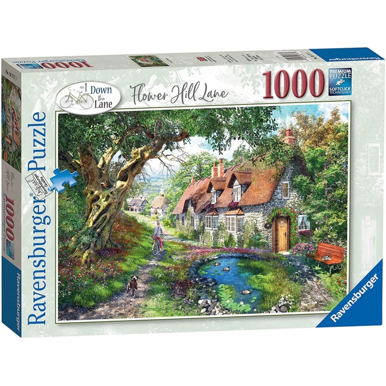 Ravensburger Flower Hill Lane 1000pc Puzzle