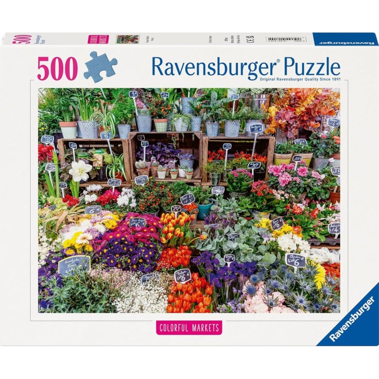 Ravensburger Flower Market France 500pc Puzzle
