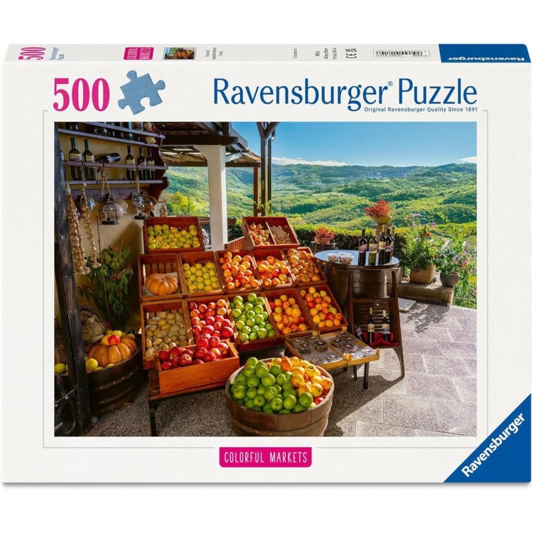 Ravensburger Fruits and Vegetables Market Croatia 500pc Puzzle