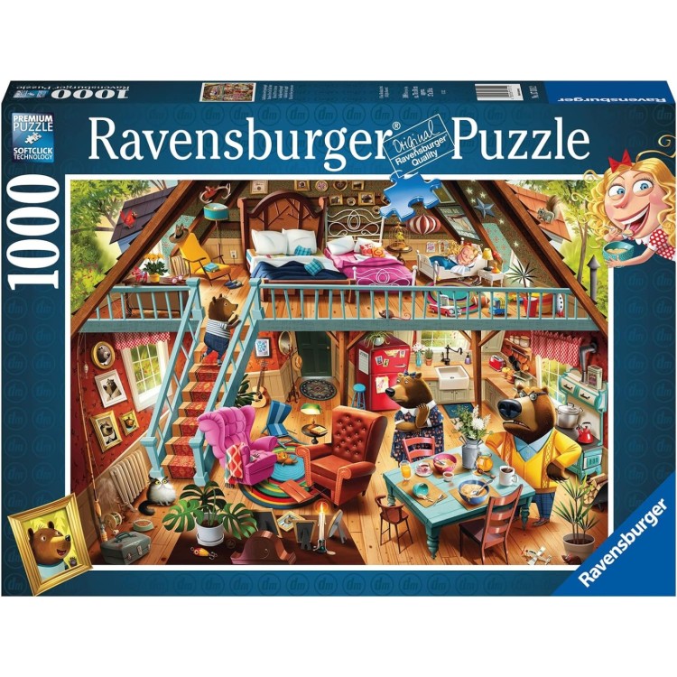 Ravensburger Goldilocks Gets Caught 1000pc Puzzle