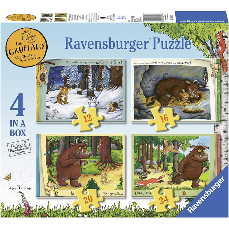 Ravensburger Gruffalo Storybook Time 4 in a Box Puzzle