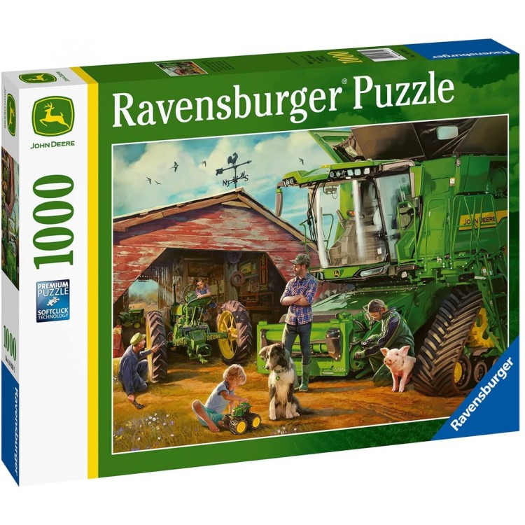 Ravensburger John Deere Then and Now 1000pc Puzzle