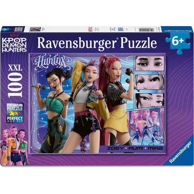 Ravensburger K-Pop Demon Hunters Happy Fans Happy Honmoon XXL 300pc Puzzle