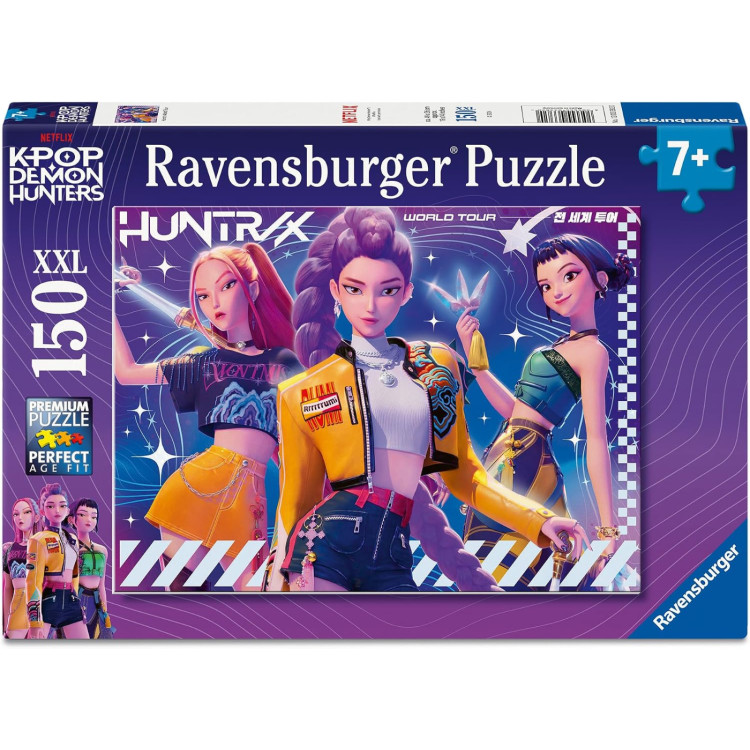 Ravensburger K-Pop Demon Hunters Huntr/x World Tour XXL 150pc Puzzle